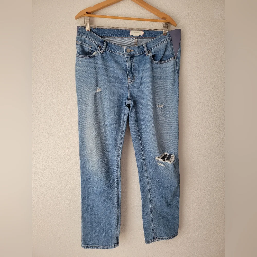 Hatch the distressed Boyfriend Maternity Jean, 27